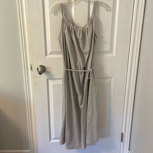 NWT OAK+FORT grey midi dress